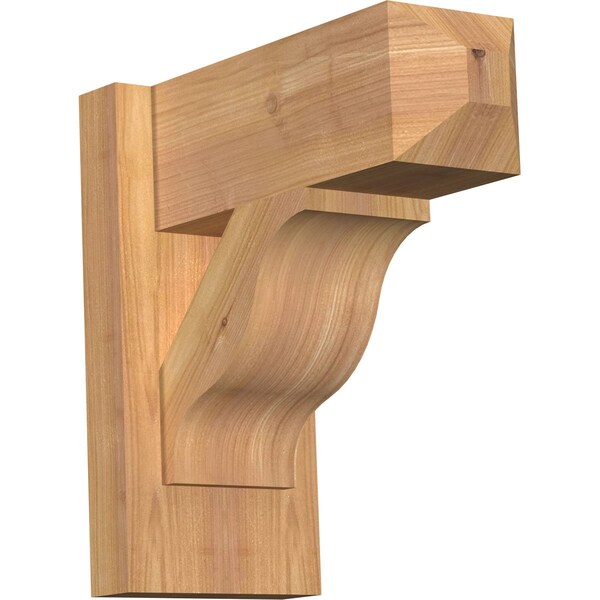 Ekena Millwork Funston Craftsman Smooth Outlooker, Western Red Cedar, 5 1/2"W x 12"D x 12"H OUT06X12X12FST04SWR - main